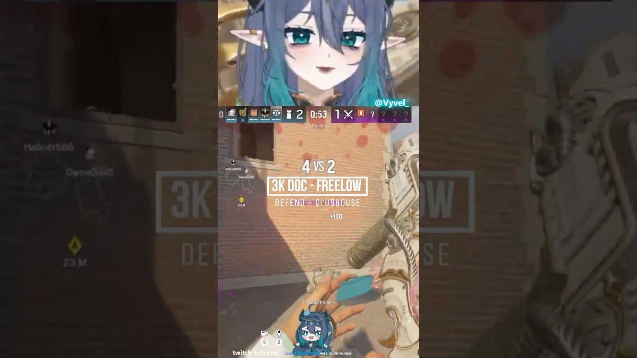 3K Doc - Freelow!? | #Vyvel_ #VTuber Game Featured: #RainbowSixSiege #R6S #R6