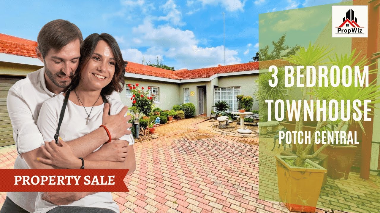 PropWiz - Three Bedroom Townhouse For Sale in Potchefstroom Central - Property in Potchefstroom