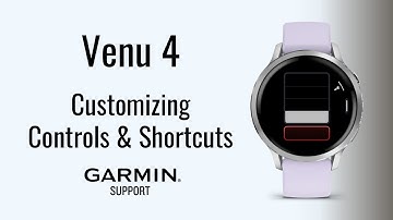 Venu® 4 | Customizing Controls & Shortcuts | Garmin Support