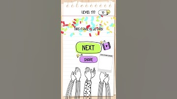 Brain test level 177 tricky puzzles walkthrough