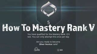 Warframe: How To Do Mastery Rank 5 Test