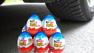 Experiment Car vs Kinder Joy | Crushing Crunchy & Soft Things by Car | Top 10 Crush screenshot 5