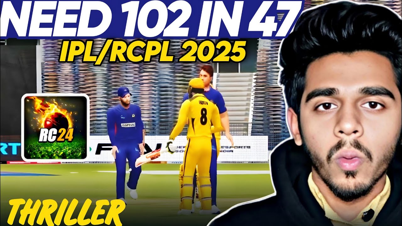 THRILLER 🔥Can CSK Win IPL 2025 - RCPL AUCTION Real Cricket 24 - YouTube