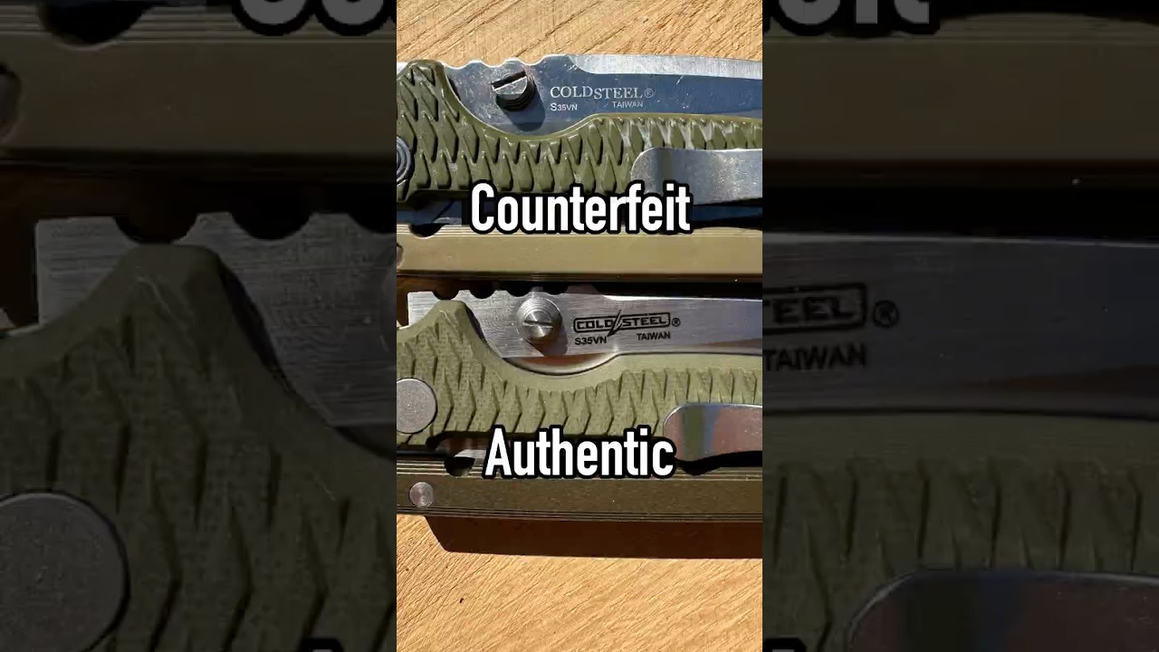 3 способа узнать, были ли вы обмануты при покупке Cold Steel AD15!