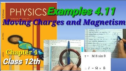 Example 4.11 | Class 12th | physics |  Chapter 4 | NCERT |