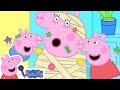 Boo Boo Hush Little Baby | Peppa Nursery Rhymes | Family Kids Cartoon