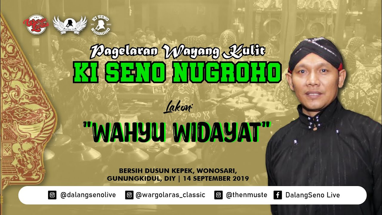 #LiveStreaming KI SENO NUGROHO - WAHYU WIDAYAT