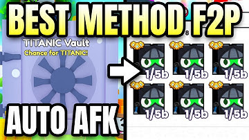 How To Auto AFK Titanic Vault For Titanic Masked Fox in Pets Go! (Roblox)