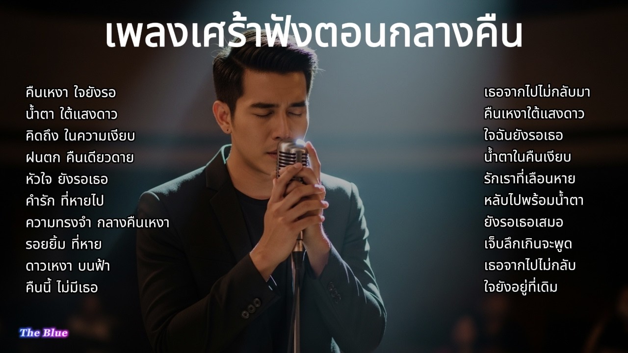 น้ำตาใต้แสงดาว 🌙 เพลงเศร้าฟังตอนกลางคืน | Thai Sad Piano Playlist