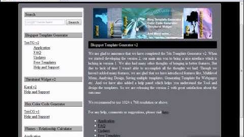 Tutorial Part 1/2 : Trix Blogspot Template Generator