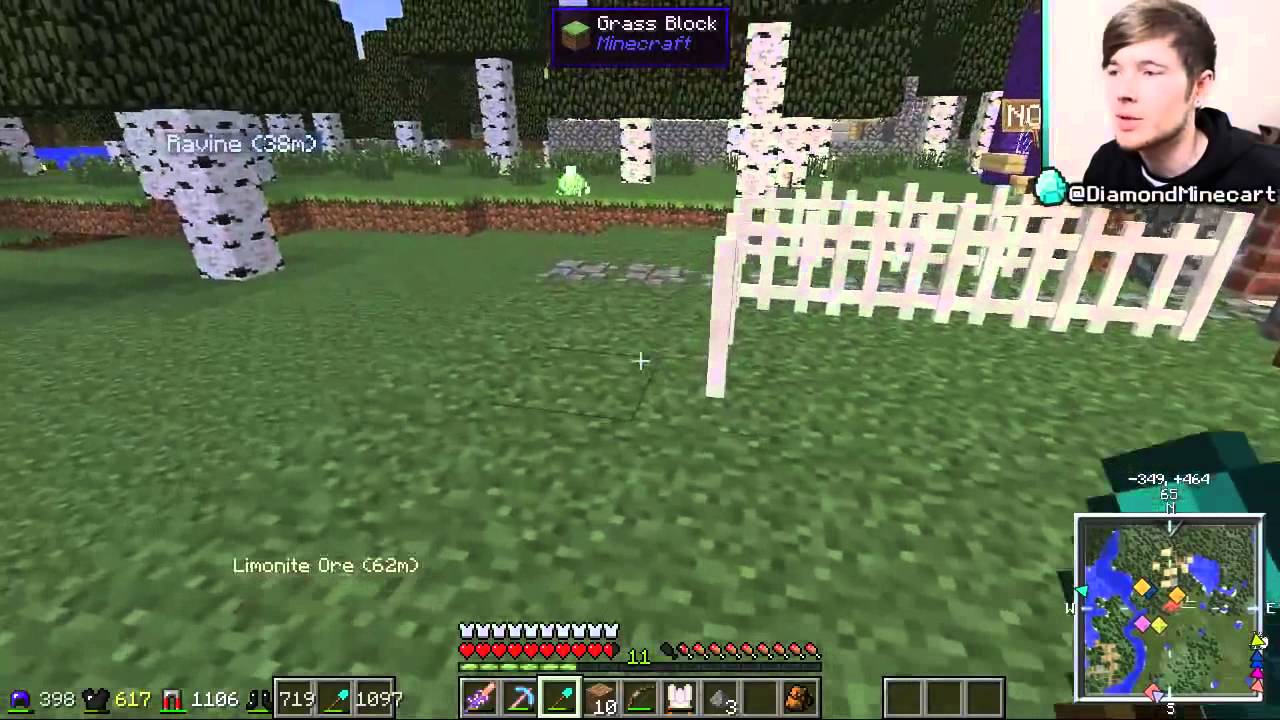 THE MISSING MINECART | Diamond Dimensions Modded Survival #168 ...