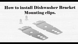 How-To Install Dishwasher Clips on Quartz Countertops at Menards®