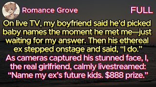 He was about to propose to me on live TV—then his ex appeared in white and said “I do.” He froze.