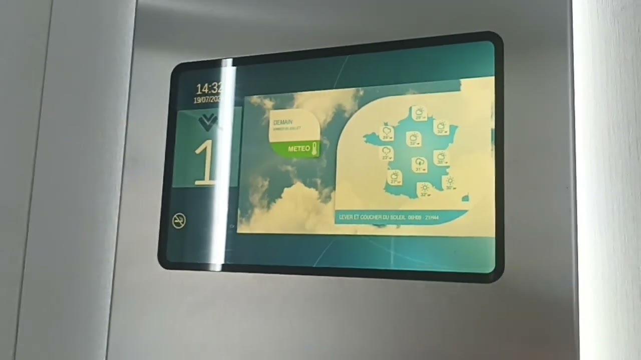 horrible ascenseur otis gen2 (LES ULIS FR)