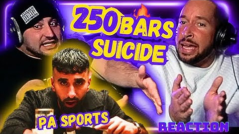 Mit ABSTAND das KRASSESTE was WIR je von PA gehört haben!🤯🔥PA SPORTS - 250 BARS SUICIDE | Watch_Deez