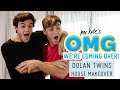 Dolan Twins House Makeover! | OMG We're Coming Over