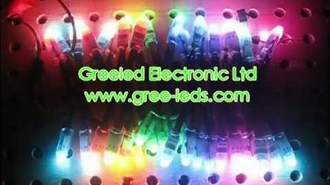 Arduino controllable WS2801 led Pixel.avi