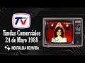Tandas Comerciales TVN 24 De Mayo 1988