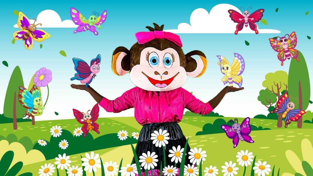 10 Little Butterflies Nessa's PlayHouse Nursery Rhymes & Kids Songs
