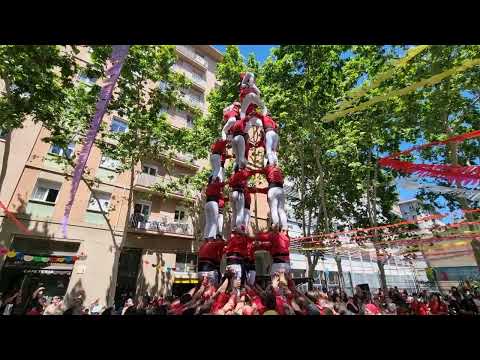 Castellers de Barcelona: 7 de 7 - Festa Major de Navas 2024