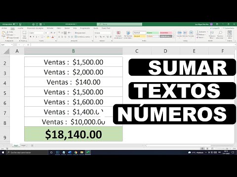 Como sumar textos