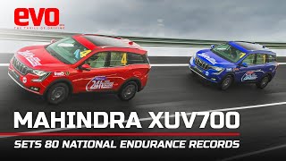 2021 Mahindra XUV700 - Racing 4000 km in 24 hours and More | New Indian Record Created | evo India