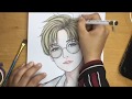 تحويل شخصية كيبوب إلى أنمي - كيف أجعل رسم الأنمي مهنة؟ || Converting K-pop to Anime