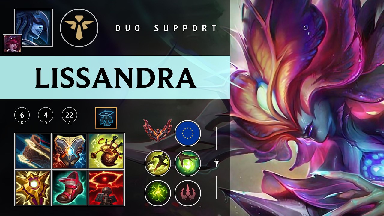 Lissandra Support vs Rakan - EUW Grandmaster Patch 26.04
