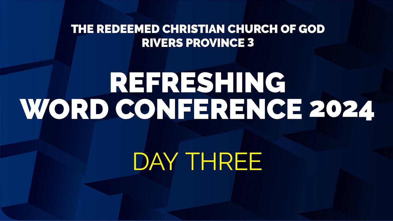 Refreshing Word Conference 2024 Day 3 - YouTube