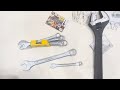Best Spanner/Wrench Unboxing &amp; Review | Buildskill Combination spanner set | Adjustable wrench