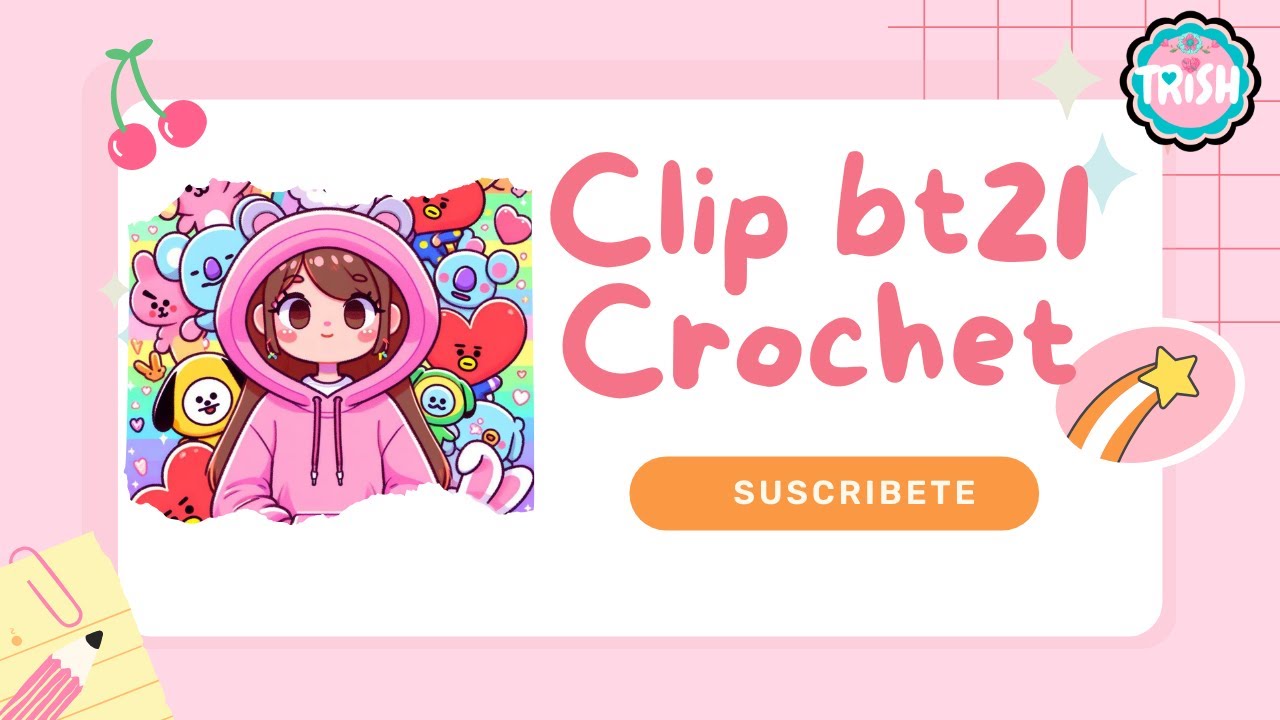 Colección completa bt21 tejidos a crochet / Complementos fáciles y rápidos!! PASO A PASO