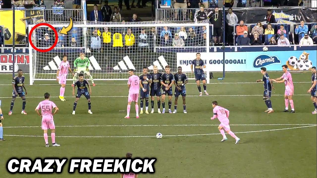 Philadelphia Fans Reactions to Lionel Messi Freekick Goal vs Philadelphia Union
