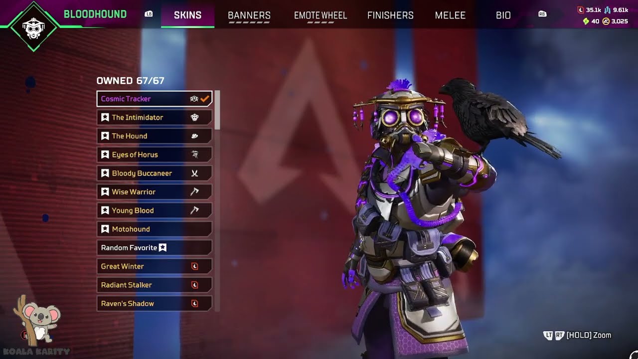New Epic Skin for Bloodhound (Cosmic Tracker), S21 Void Reckoning