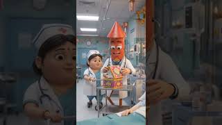 Hospital vs Humans  Patakha Hospital in Reverse World 😂 #funny #aivideo #funniestvideo #funnyreel