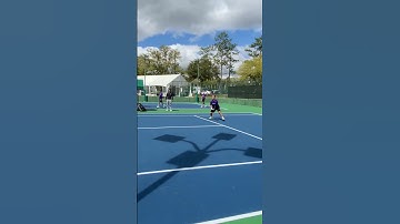 Would you say this is luck or skill?! 🎯🎯 #tennis #shorts