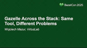 Gazelle Across the Stack: Same Tool, Different Problems - Wojciech Mazur, VirtusLab