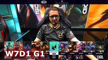 Splyce vs Excel Esports | Week 7 Day 1 S9 LEC Summer 2019 | SPY vs XL W7D1