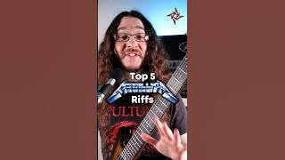 Top 5 Metallica Guitar Riffs