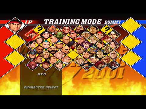 Creating my own Combo's in Capcom Vs SNK 2   C-GROVE  ONLY in training mode full video.