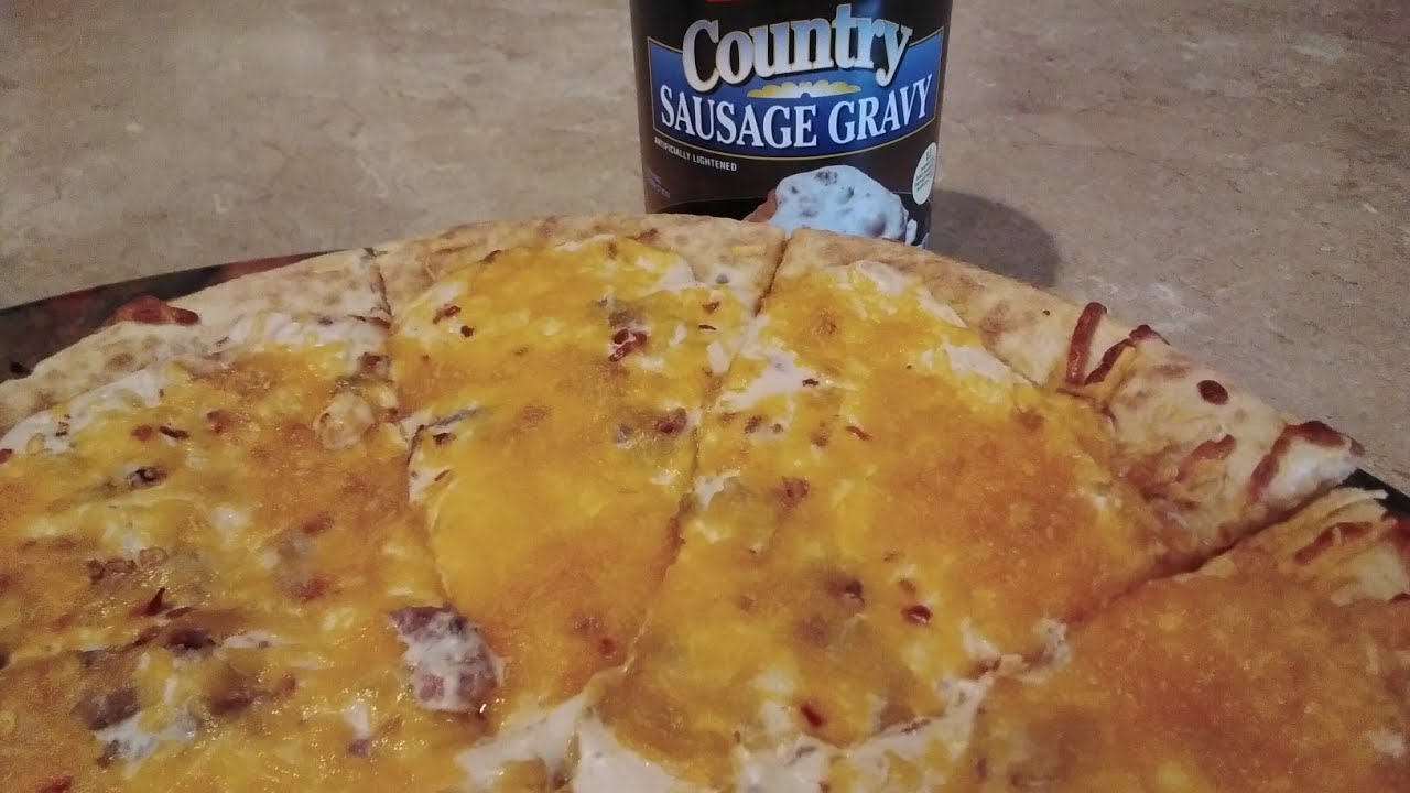 Sausage Gravy Pizza.🍕 YouTube