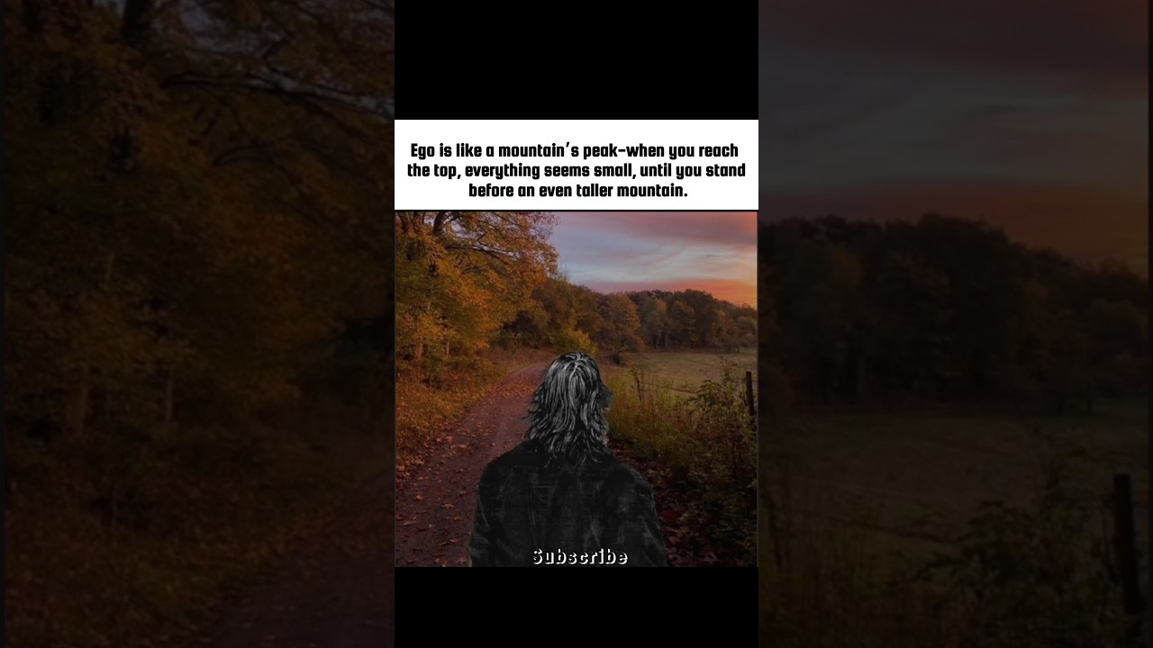 Ego Breaks When Faced with Bigger Mountains 