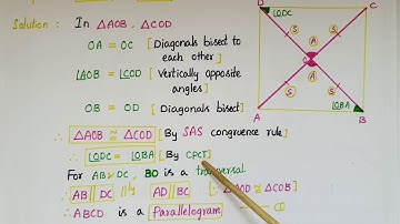 Q5-If the diagonals of a quadrilateral are equal and bisect  at right angles, then it is a square.