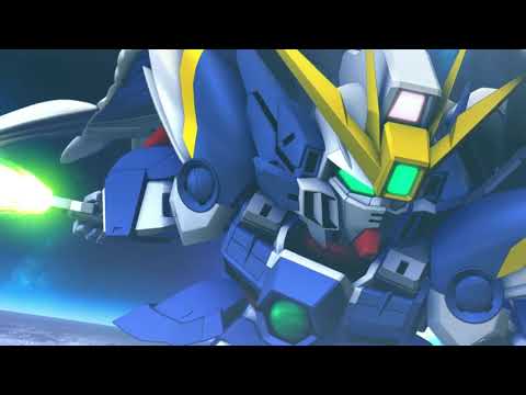 SD高达G世纪火线纵横系列 飞翼高达 零式（EW版） VS 双头龙高达（EW版） 战斗动画