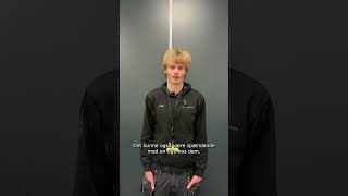 Sofus var på lærepladsmesse på Learnmark Tech