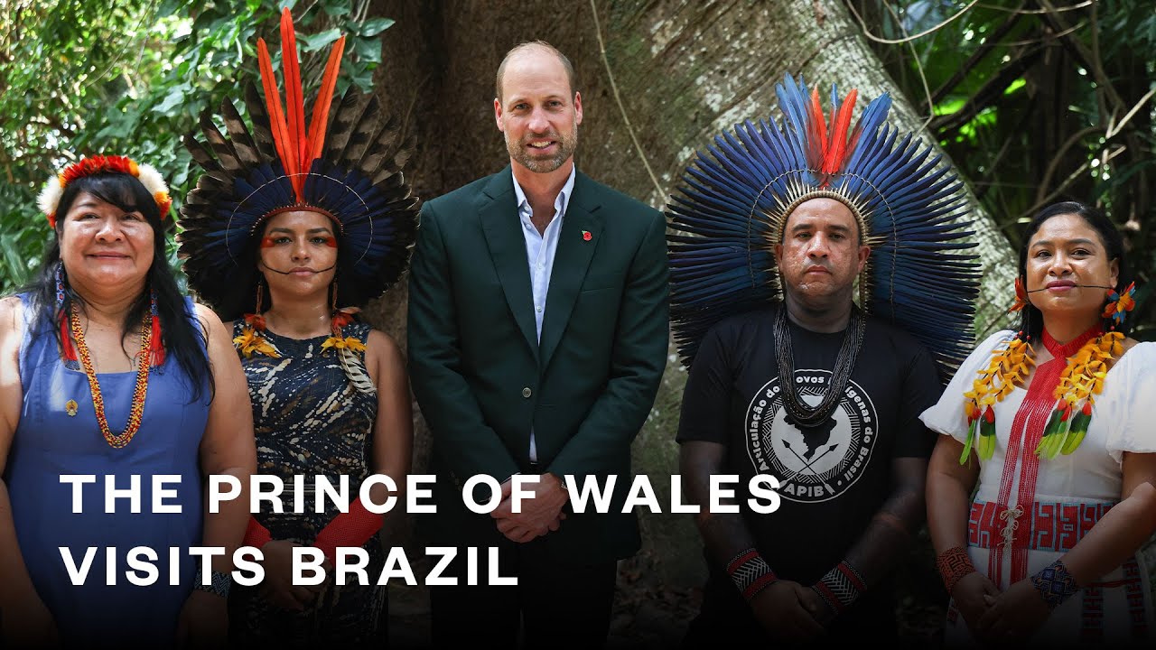 The Prince of Wales Visits Brazil
