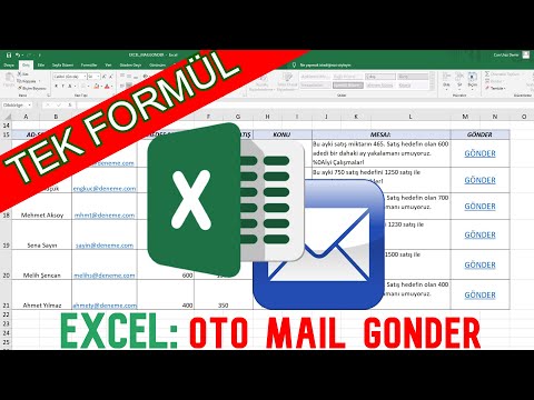 Video: Excel'den birden çok e-postayı nasıl gönderirim?