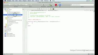 iPhone Development Tutorial - Hello iPhone.mov