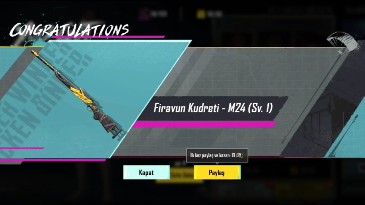 HER TAKTİK DENENECEK 😎- FİRAVUNUN KUDRETİ M24- PUBG MOBİLE