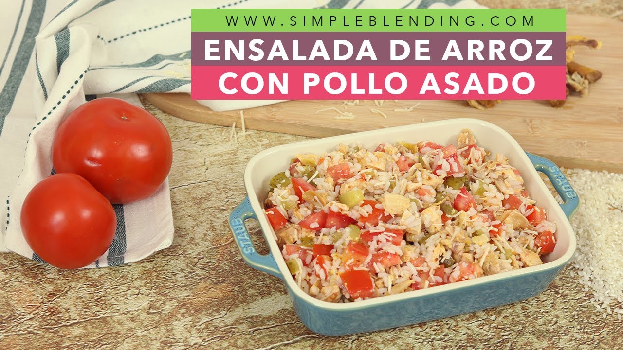 TE SORPRENDERÁ ESTE ARROZ CON POLLO VERSIÓN ENSALADA | Ensalada de arroz en 5 minutos