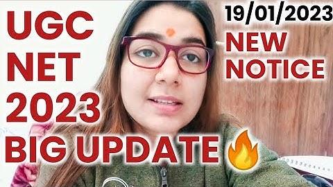 BIG UPDATE📣 UGC NET 2023 NEW NOTICE UPDATE BY SHEFALI MISHRA | UGC NET 2023 | UGC NET 2022